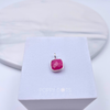 Sterling Silver Rubellite Pendant