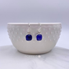 Sterling Silver Blue Sapphire Earrings