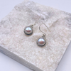 Sterling Silver Dotted Pearl Earrings