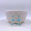 Sterling Silver Larimar Waterfall Earrings