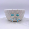 Sterling Silver Larimar Chandelier Earrings