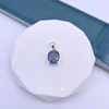 Sterling Silver Oval Mystic Topaz Pendant