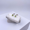 Sterling Silver Peridot Claw Studs