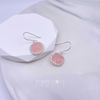 Luxurious Sterling Silver Rose Quartz and Zirconia Earrings