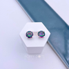 Sterling Silver Mystic Topaz Round Studs (8 mm)