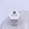 Sterling Silver Square Mystic Topaz Ring 7 mm