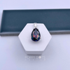 Sterling Silver Luxury Teardrop Mystic Topaz Pendant